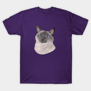 Martini Siamese Cat T-Shirt